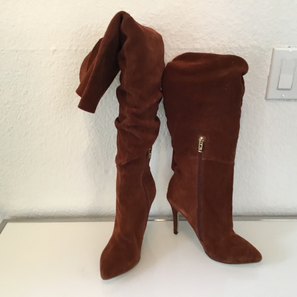 NWB Chinese Laundry over the knee suede boots